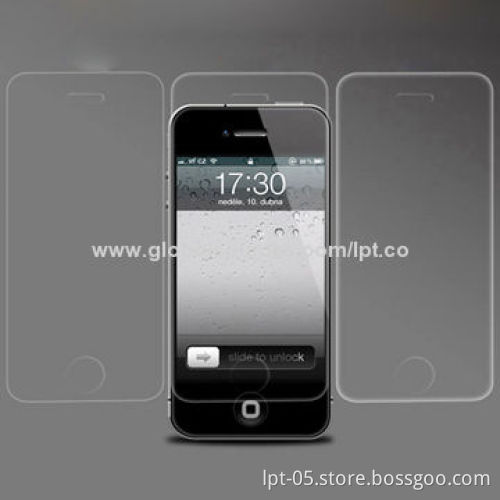 Tempered glass phone screen protective film, 9H 0.2/0.3/0.4mm thickness for iPhone 5/5s/5c